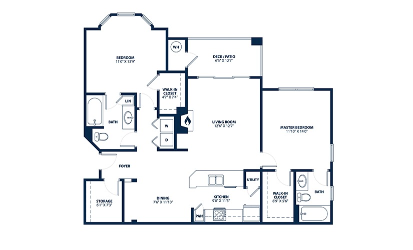 One, Two, & ThreeBedroom Apartments in Charlotte Eastover Ridge